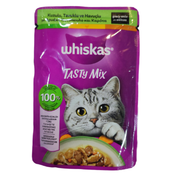پوچ گربه ویسکاس وزن 85 گرم _ Whiskas Pouch