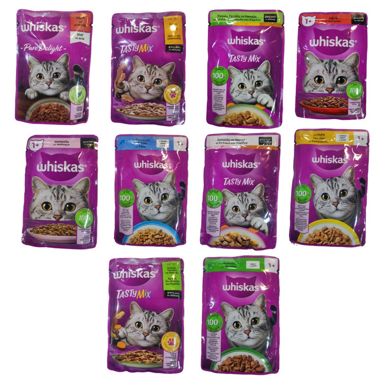 پوچ گربه ویسکاس وزن 85 گرم _ Whiskas Pouch