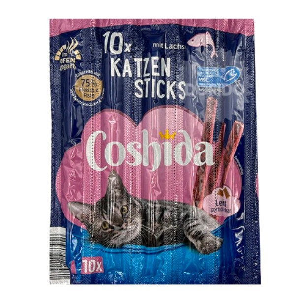 تشویقی مدادی گربه کوشیدا طعم ماهی سالمون _ Coshida Salmon Stick