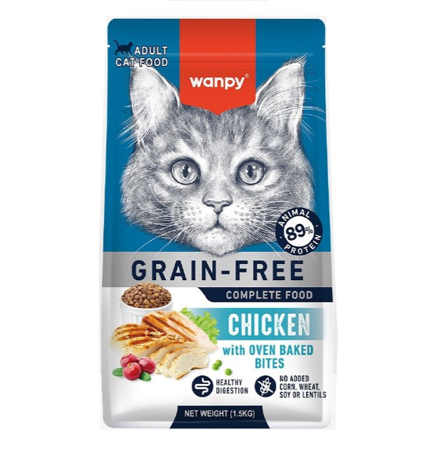 غذای خشک گربه بالغ ونپی طعم مرغ وزن 8 کیلوگرم _ Wanpy Cat Food Chicken