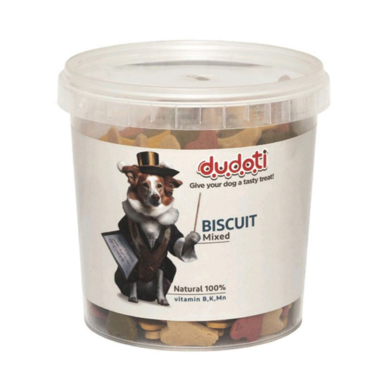 بیسکوییت تشویقی سگ دودوتی طعم میکس 350 گرم _ Dudoti Dog Biscuit